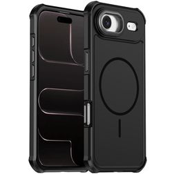 Mobigear Airbag Shockproof iPhone Air MagSafe Hülle Hardcase Backcover Stoßfest - Schwarz