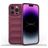 Mobigear Bumpy iPhone 15 Pro Max Hülle Flexibles TPU Backcover - Weinrot