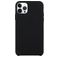 Mobigear Rubber Touch iPhone 15 Pro Silikon Hülle Backcover - Schwarz