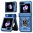 Mobigear Armor ring Samsung Galaxy Z Flip 6 Hülle Hardcase Backcover Stoßfest mit Ringhalter - Blau