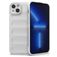 Mobigear Bumpy iPhone 14 Plus Hülle Flexibles TPU Backcover - Weiß