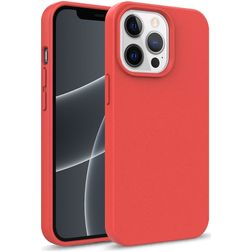Mobigear Bio iPhone 14 Pro Hülle Umweltfreundliches Backcover - Rot