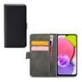 Mobilize Classic Gelly Wallet Samsung Galaxy A03s Hülle Klapphülle Geldbörse - Schwarz