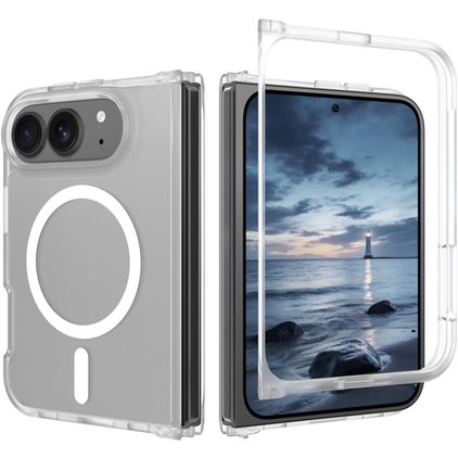 Mobigear Shockproof Durchsichtig iPhone Duo MagSafe Hülle Hardcase Backcover - Transparent