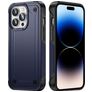 Mobigear Slim Armor iPhone 14 Pro Max Hülle Hardcase Backcover Stoßfest - Blau