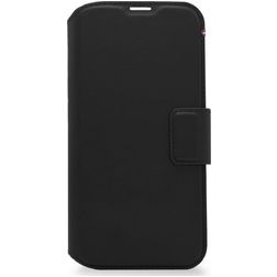 Decoded Detachable Wallet iPhone 14 Plus Hülle Echtes Leder Abnehmbare 2in1 Klapphülle Geldbörse - Schwarz