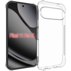 Mobigear Cushion Durchsichtig Google Pixel 11 Pro XL Hülle Flexibles TPU Backcover - Transparent