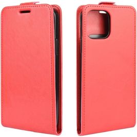 Mobigear iPhone 12 Mini Hülle Flipcase - Rot