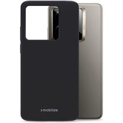 Mobilize Rubber Gelly Realme GT 7 Pro Hülle Flexibles TPU Backcover - Schwarz