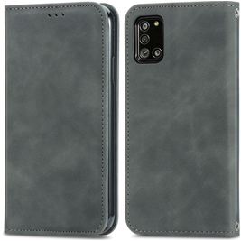 Mobigear Retro Skin Wallet Case Gray Samsung Galaxy A32 5G