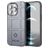 Mobigear Rugged Shield iPhone 13 Pro Max Hülle Flexibles TPU Backcover Stoßfest - Grau
