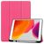 Mobigear Tri-Fold Gel iPad 7 (2019) Hülle Klapphülle + Stifthalter - Magenta
