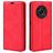 Mobigear Retro Slim HONOR Magic 4 Lite Hülle Klapphülle Geldbörse - Rot