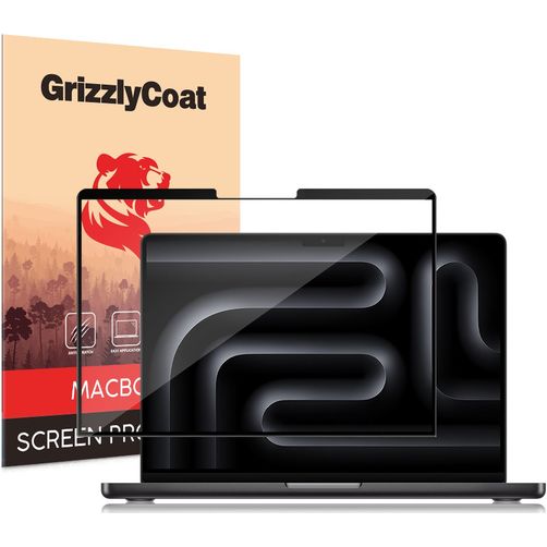 GrizzlyCoat Premium MacBook Pro 16 Zoll (2021-2026) Displayschutz Schutzfolie - Hüllenfreundlich