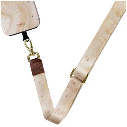 MIO Lanyard Universal-Handykette einstellbar - Gold Marble
