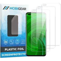 Mobigear Realme X50 Displayschutz Schutzfolie - Hüllenfreundlich (3er Pack)