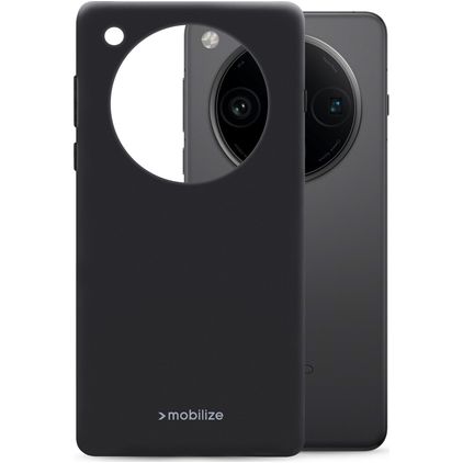 Mobilize Rubber Gelly OPPO Find X8 Pro Hülle Flexibles TPU Backcover - Schwarz
