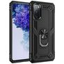Mobigear Armor Ring Samsung Galaxy S20 FE Hülle Hardcase Backcover Stoßfest mit Ringhalter - Schwarz