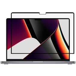 GrizzlyCoat MacBook Pro 16 Zoll (2021-2026) Displayschutz Anti-Glare Schutzfolie - Hüllenfreundlich - Schwarz