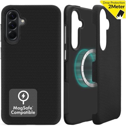 My Style Magsafe Tough Samsung Galaxy A36 MagSafe Hülle Hardcase Backcover Stoßfest - Schwarz