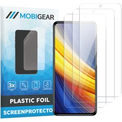 Mobigear POCO X3 Pro Displayschutz Schutzfolie - Hüllenfreundlich (3er Pack)