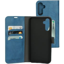 Mobiparts Classic Wallet Samsung Galaxy A14 Hülle Klapphülle Geldbörse - Steel Blue