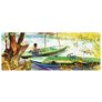 Mobigear Anti-Slip Mauspad - 40 x 90 CM - Fishing in Spring
