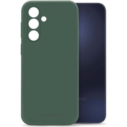 Mobilize Rubber Gelly Samsung Galaxy A15 TPU (flexibel) Backcover - Matt Green