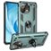 Mobigear Armor Ring Xiaomi Mi 11 Lite Hülle Hardcase Backcover Stoßfest mit Ringhalter - Grün