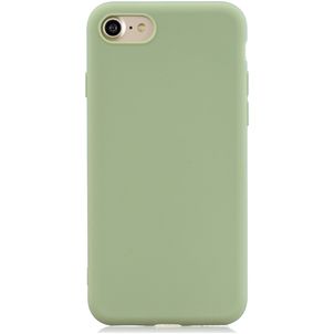 Mobigear Colors iPhone SE (2020) Hülle Flexibles TPU Backcover - Grün