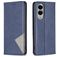 Mobigear Rhombus Slim Samsung Galaxy S25 Edge Hülle Klapphülle - Blau