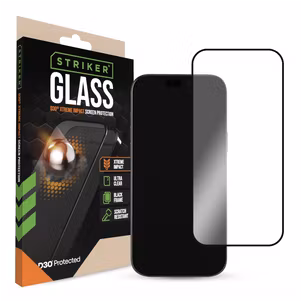 Striker Xtreme Impact iPhone 16 Pro Max Panzerglas Gehärtetes Glas Displayschutz - Hüllenfreundlich