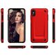 Mobigear Slim Armor iPhone XS Max Hülle Hardcase Backcover Stoßfest - Rot