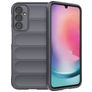 Mobigear Bumpy Samsung Galaxy A24 Hülle Flexibles TPU Backcover - Charcoal