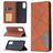Mobigear Rhombus Slim Samsung Galaxy S20 FE Hülle Klapphülle - Braun