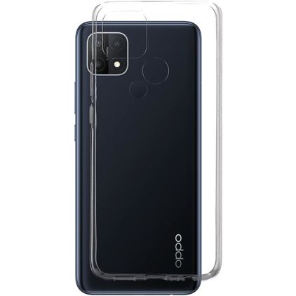 Mobiparts Classic Durchsichtig OPPO A15 Hülle Flexibles TPU Backcover - Transparent