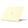 Mobigear Cream Matte MacBook Air 15 Zoll (2023-2026) Hardcase Hülle MacBook Case - Gelb - Model A2941 / A3114 / A3241 / A3448