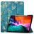 Mobigear Tri-Fold Gel iPad Pro 12.9 Zoll (2022) Hülle TPU,Kunstleder Klapphülle + Stifthalter - Mandelblüten