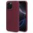 Mobiparts iPhone 16 Pro Max Silikon Hülle Backcover - Plum Red