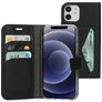 Mobiparts Classic Wallet iPhone 12 Pro Hülle Klapphülle Geldbörse - Schwarz