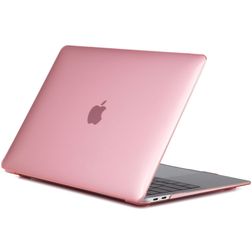 Mobigear Glossy MacBook Air 13 Zoll (2018-2020) Hardshell Hülle Laptop Cover MacBook Case - Pink - Modell A1932 / A2179 / A2337