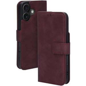 Mobiparts Classic Wallet MagSafe iPhone 16 MagSafe Hülle Klapphülle Geldbörse - Velvet Red