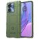 Mobigear Rugged Shield Motorola Edge 40 Hülle Flexibles TPU Backcover Stoßfest - Grün