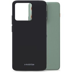 Mobilize Rubber Gelly Motorola Edge 70 Pro Hülle Flexibles TPU Backcover - Schwarz