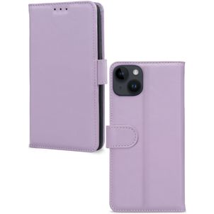 Mobilize Premium Gelly Wallet iPhone 14 Plus Hülle Klapphülle Geldbörse - Lila