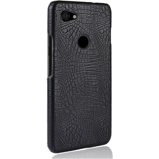 Mobigear Croco Google Pixel 3a Hülle Hardcase Backcover - Schwarz