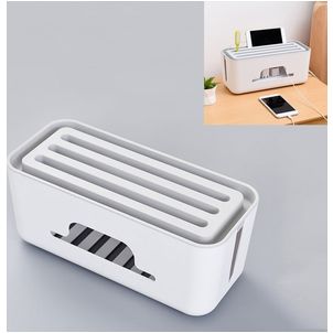 Mobigear CableBox Kabel-Organisator - Weiß