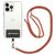 Mobigear Lanyard Universal-Handykette einstellbar - Rot / Grün