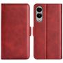Mobigear Slim Magnet Samsung Galaxy S25 Edge Hülle Klapphülle Geldbörse - Rot
