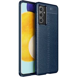 Mobigear Luxury Samsung Galaxy A82 5G Hülle Flexibles TPU Backcover - Blau